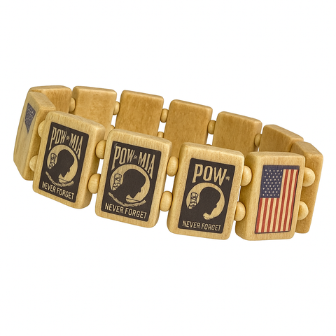 Veteran POW (PW 12 tile) - Fundraising Bracelet-Wrist Story Products-100 Pack-Wrist Story Products