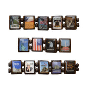 American Pride (AP 14 tile) - Fundraising Bracelet-Wrist Story Products-100 Pack-Wrist Story Products