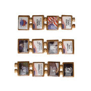 Sample - Honor Flight (12 tile) Bracelet-Wrist Story Products-Wrist Story Products