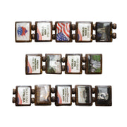 Sample - Honor Flight (14 tile) Bracelet-Wrist Story Products-Wrist Story Products