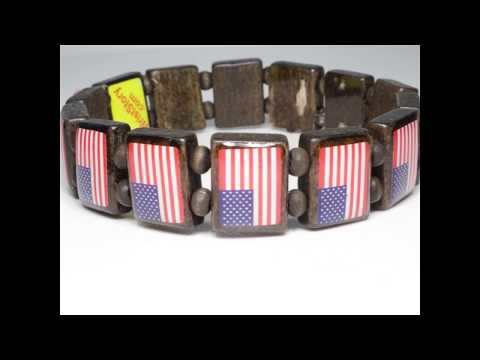 All American Flag (AF 14 tile) - Fundraising Bracelet